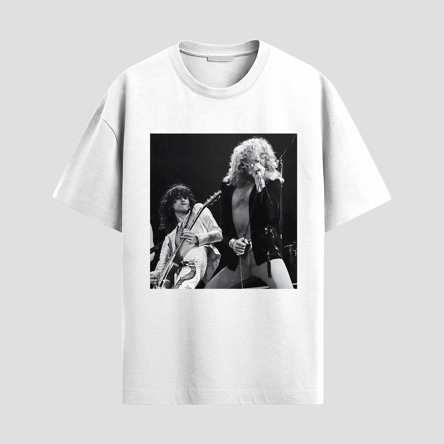 Led Zeppelin Rock Vintage Shirt – Retro Classic Rock Band Tee - Image 2