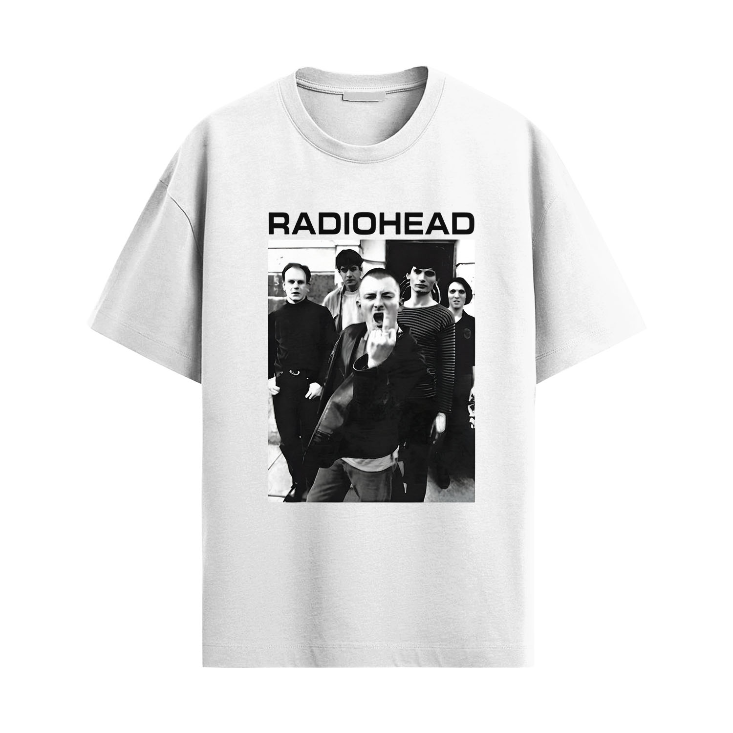 Radiohead Shirt – Vintage Alternative Rock Band Graphic Tee - Image 2