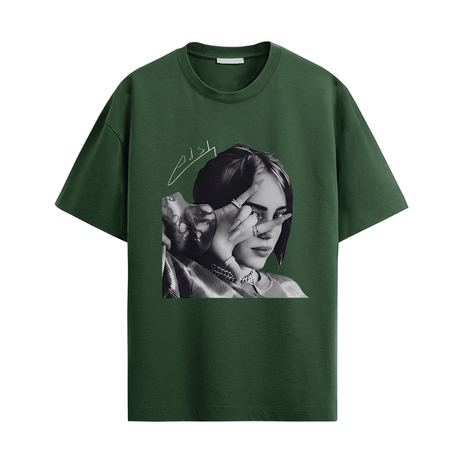 Billie Eilish Shirt – Portrait Graphic Fan Tee - Image 2