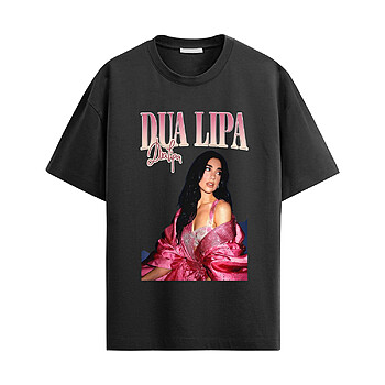 Alternative view of Dua Lipa Shirt – Vintage Pop Singer Graphic Tee