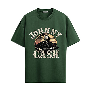Alternative view of Johnny Cash Shirt – Vintage Outlaw Country Legend Tee
