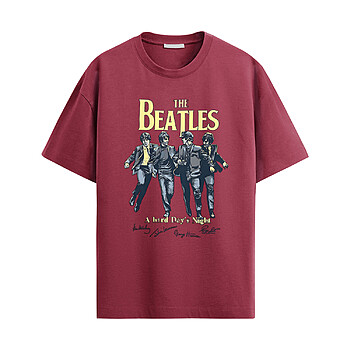 Alternative view of The Beatles A Hard Day’s Night Vintage Shirt – Retro Band Tee