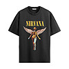 nirvana angel shirt in utero graphic grunge band tee