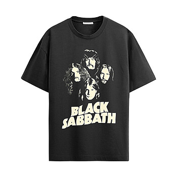 black sabbath shirt vintage heavy metal band graphic tee