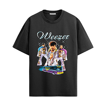 weezer vintage band shirt retro tour graphic alternative rock tee